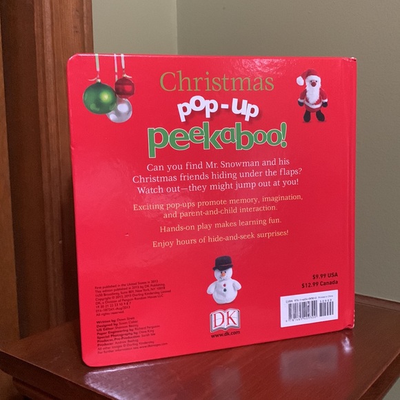 DK- Christmas Pop-Up Peekaboo- Children’s Book - Picture 4 of 5